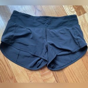 Lululemon Black Speed Up Shorts